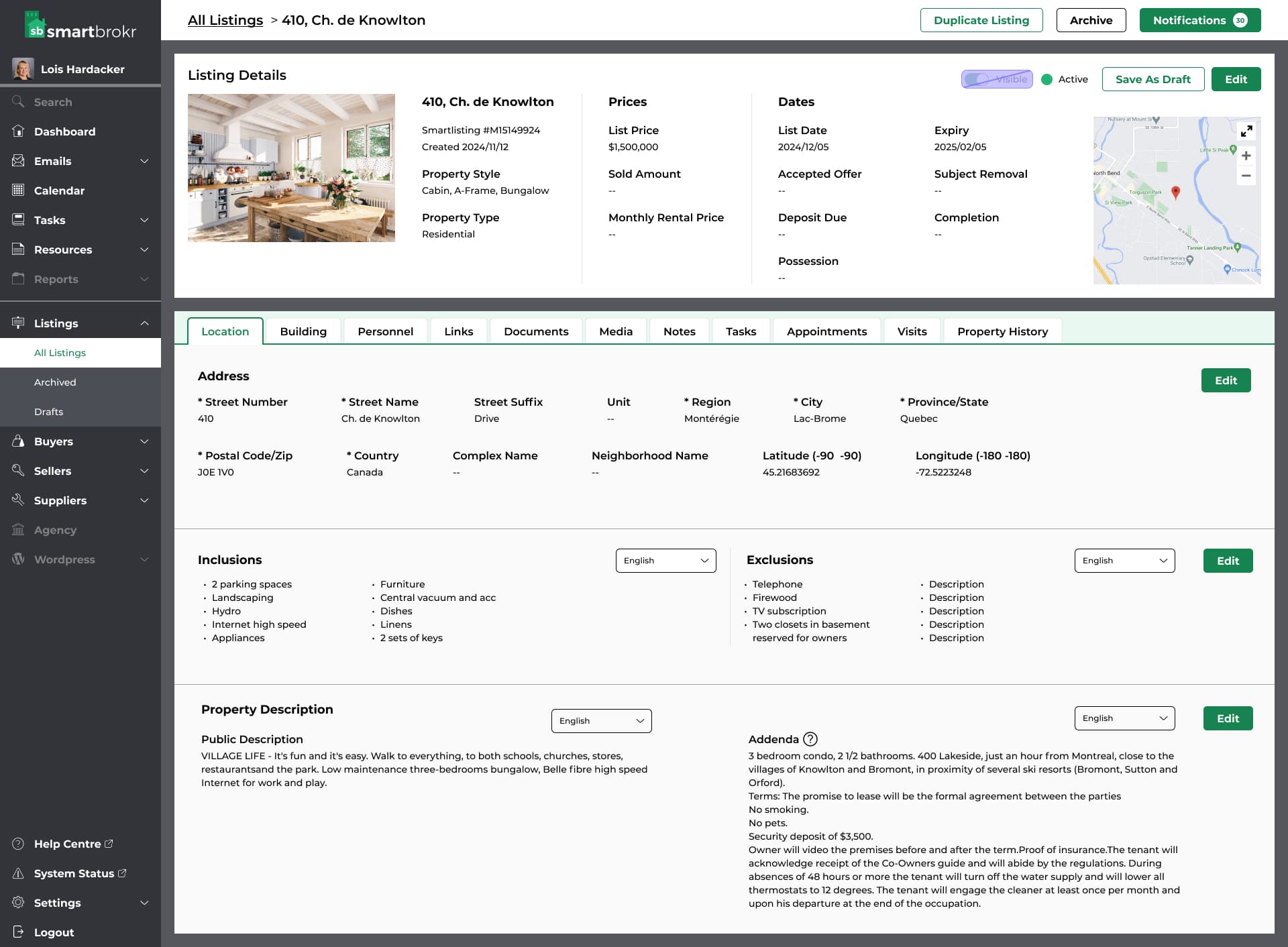 Smartbrokr Dashboard Preview