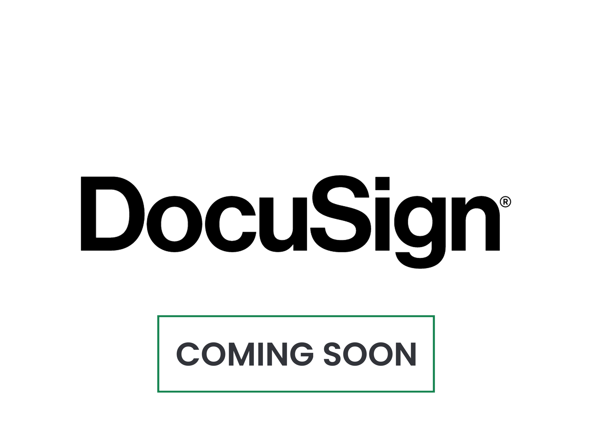 docusign coming soon logo